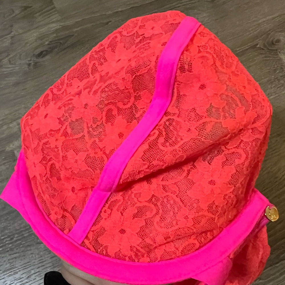 Cacique Flower Lace Unlined Demi Bra - Picture 6 of 7